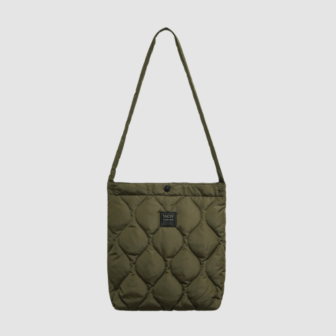 Military Cross Body Down Bag-M D. Olive