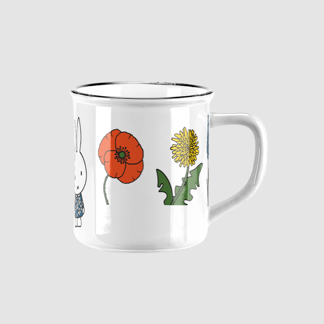 Mug Retro Miffy - Fleurs
