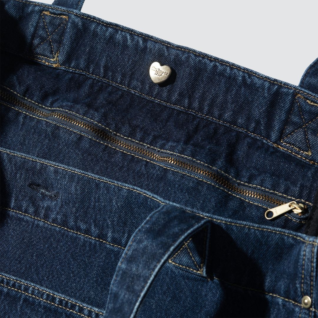 Nash Tote Blue Stone Washed