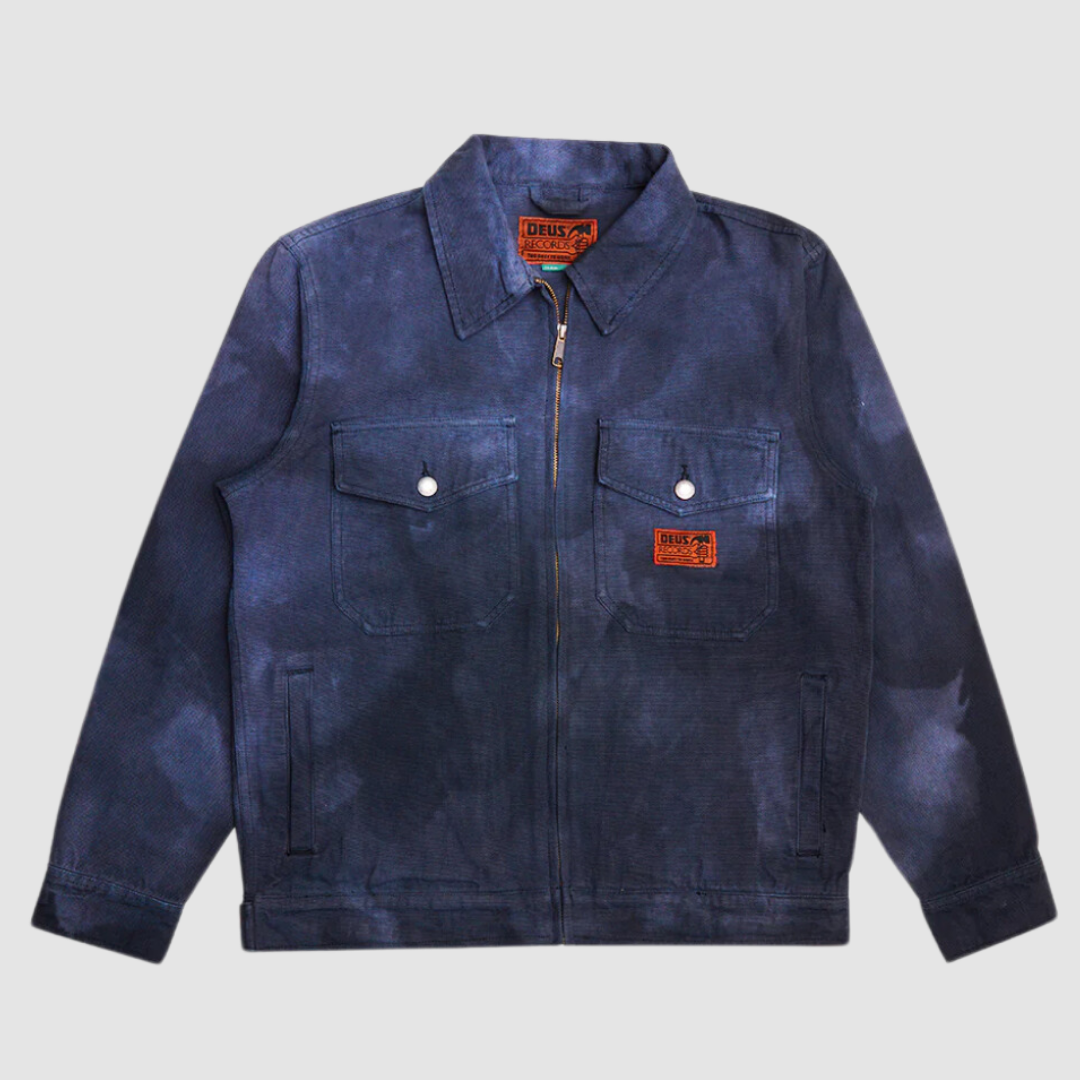 Ortiz Tie Dye Jacket Indigo