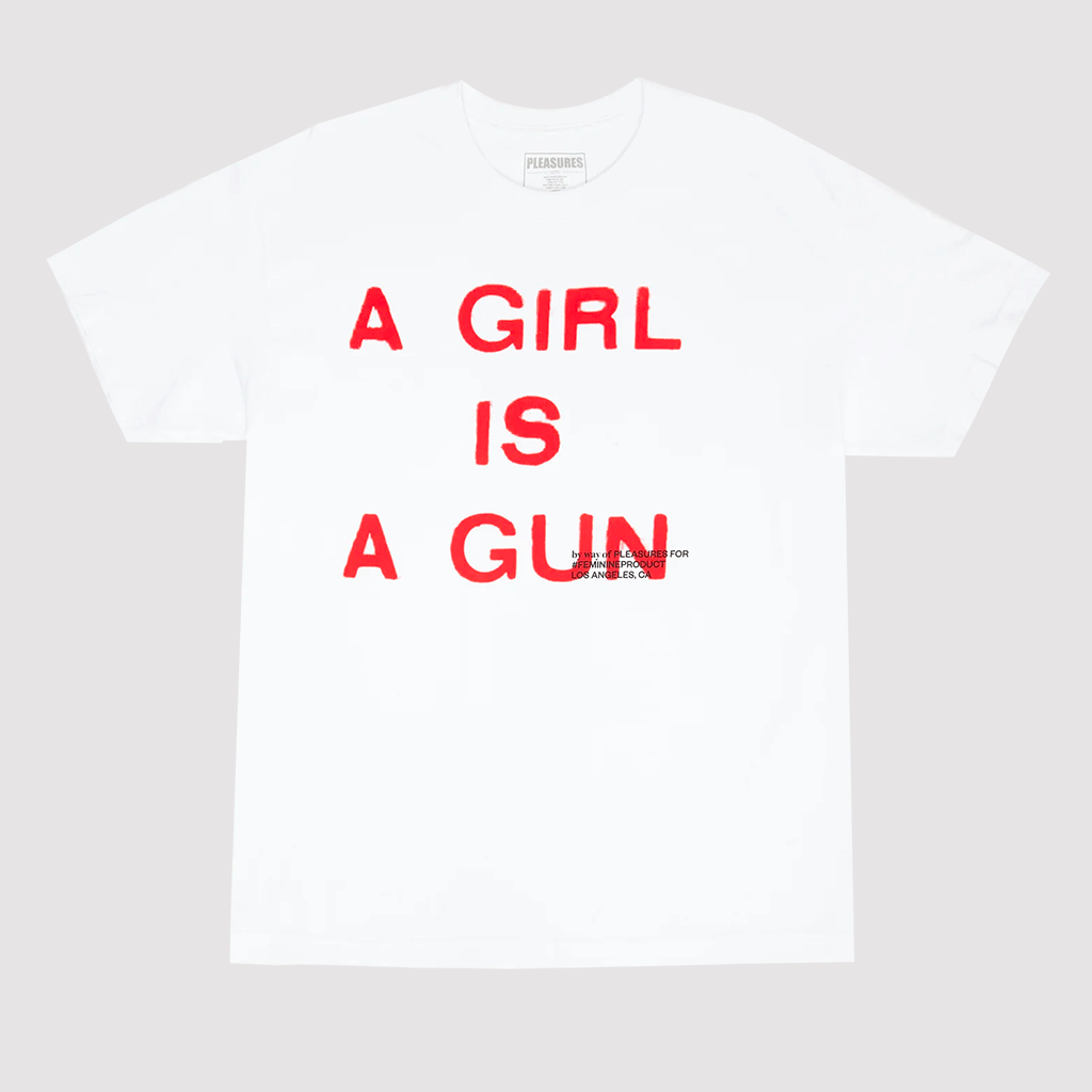 Girl Is A Gun T-Shirt White