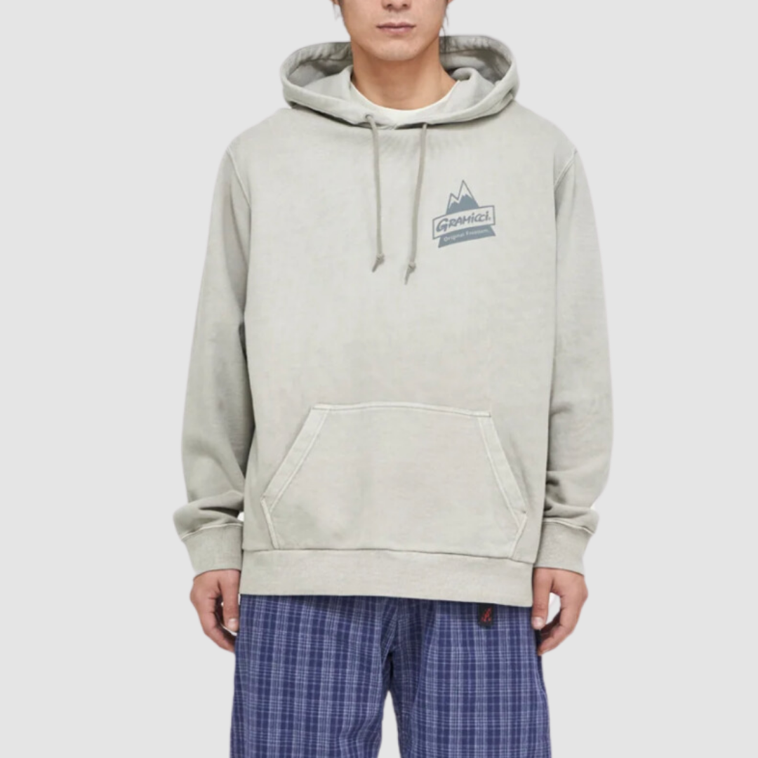 Peak Hooded Sweat Oatmeal Pigment