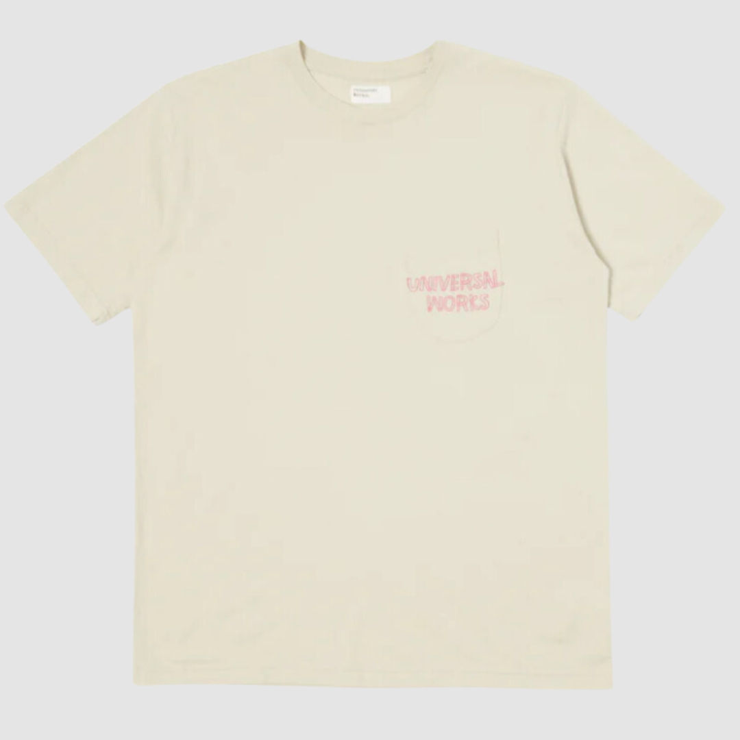 Print Pocket Tee Driftwood