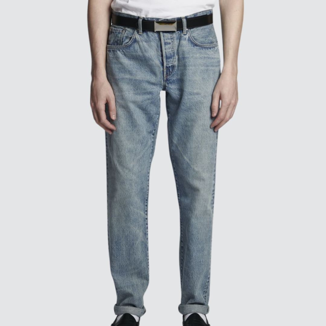 Regular Tapered Jeans Blue Light Used