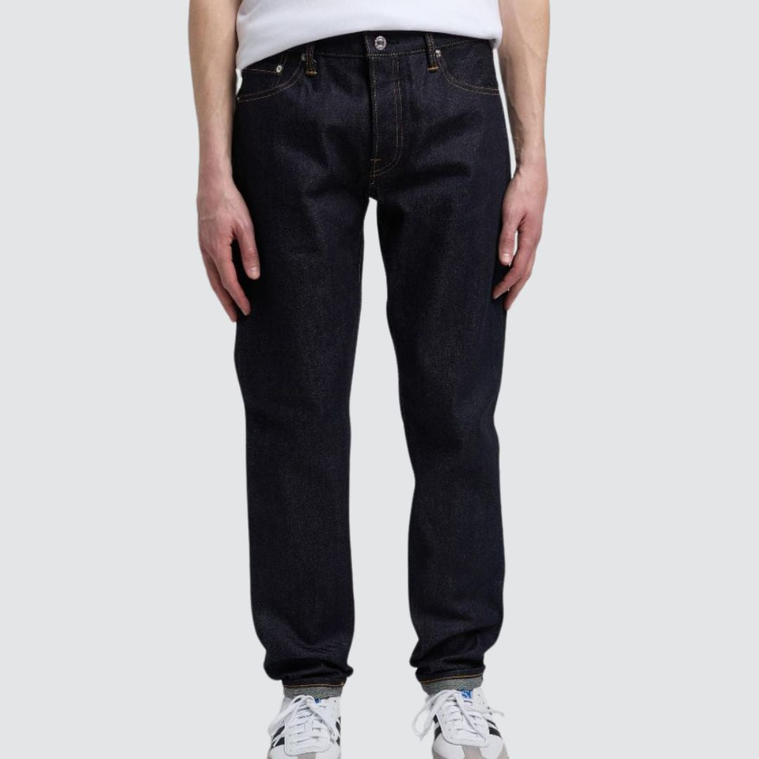 Regular Tapered Jeans Blue Unwashed