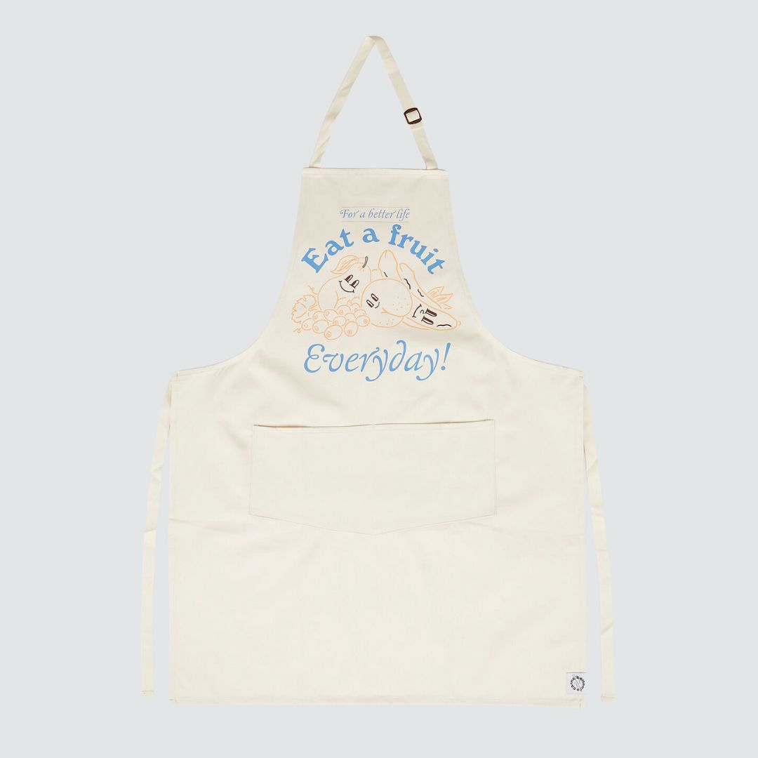 5 A Day Apron Beige