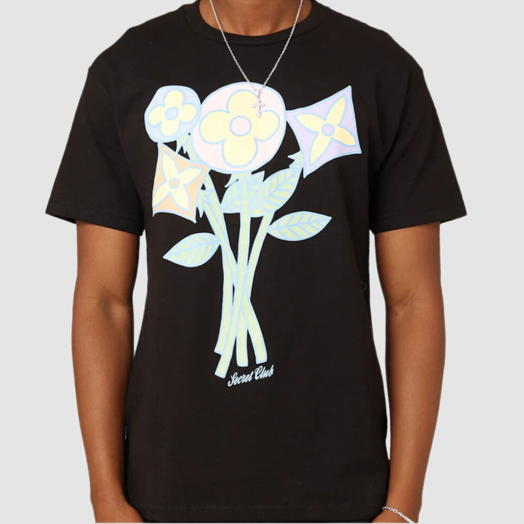 SC Flower T-Shirt Black