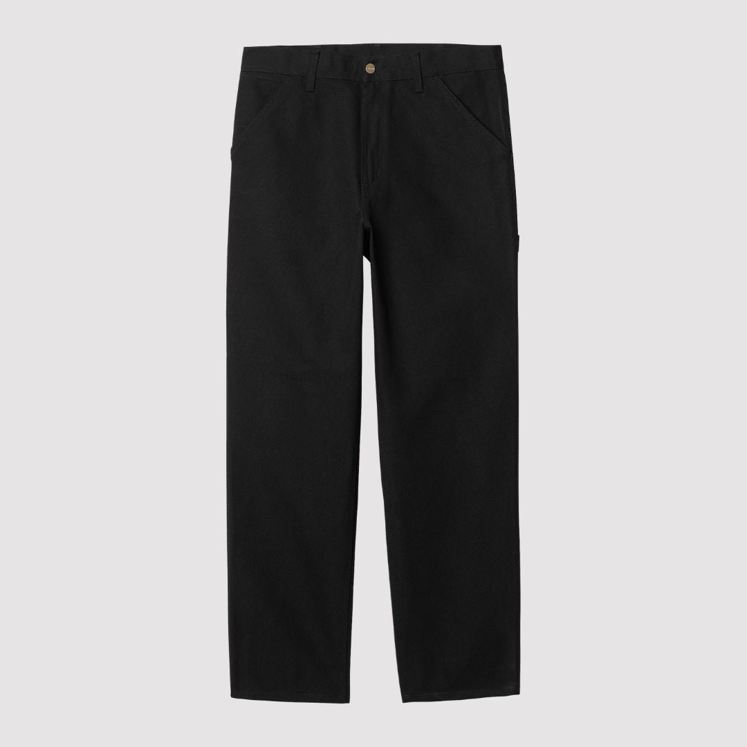 Single Knee Pant Black Rigid