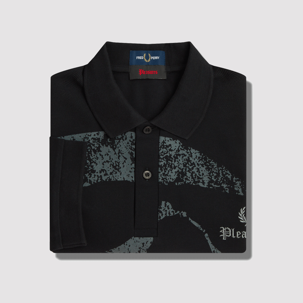 Skull Fred Perry Shirt Black