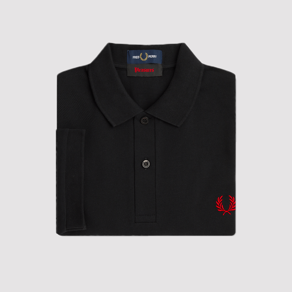 Logo Fred Perry Shirt Black