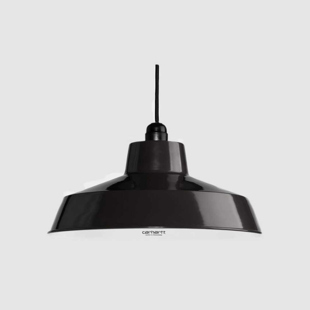 Script Lamp Shade Stainless Iron Black