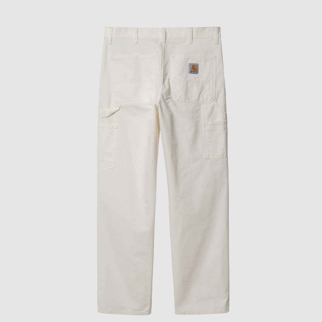 Single Knee Pant Off-White Rinsed