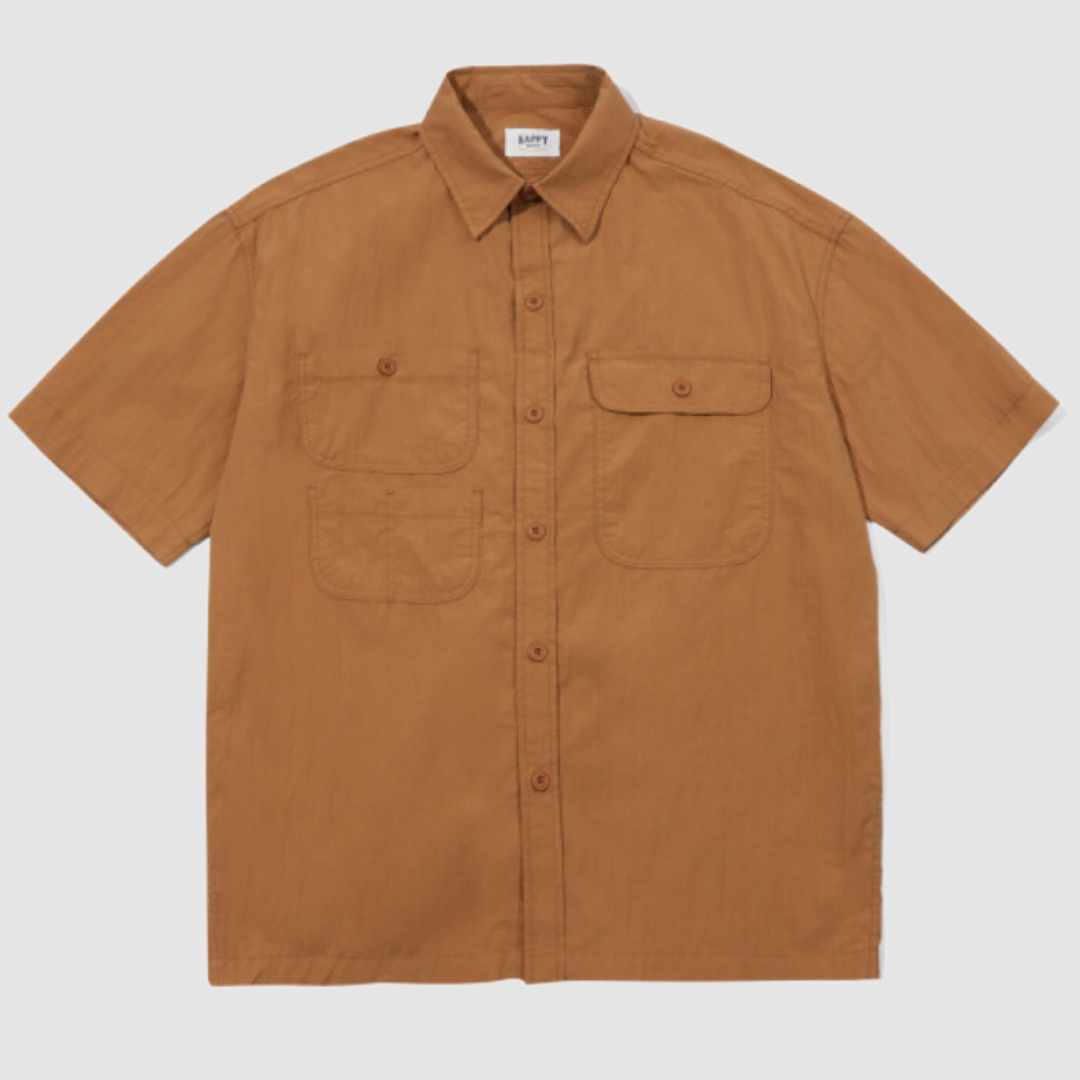 Sunrise Utility Half Shirt Brick