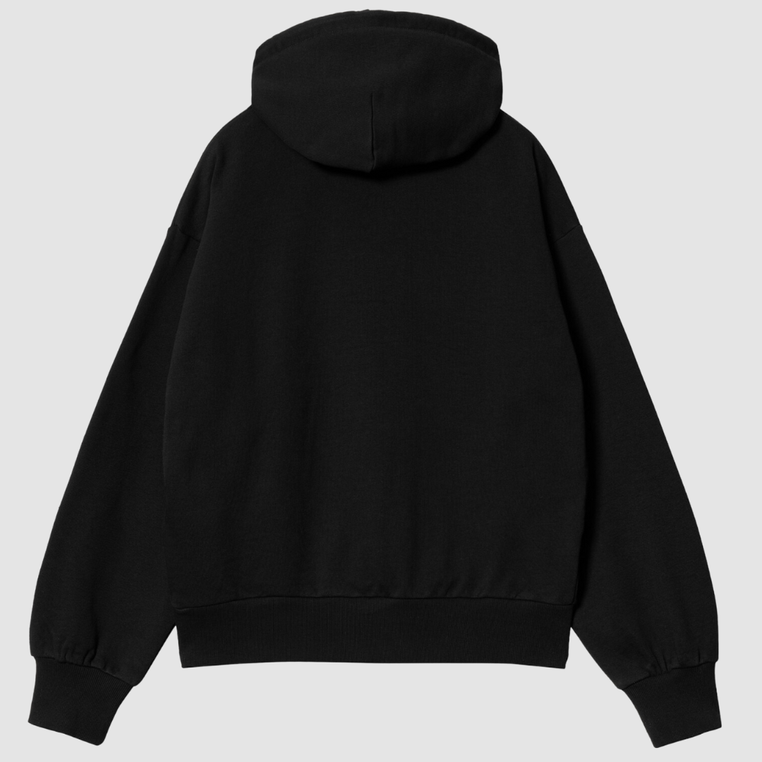 W' Hooded Casey Sweat Black / Silver