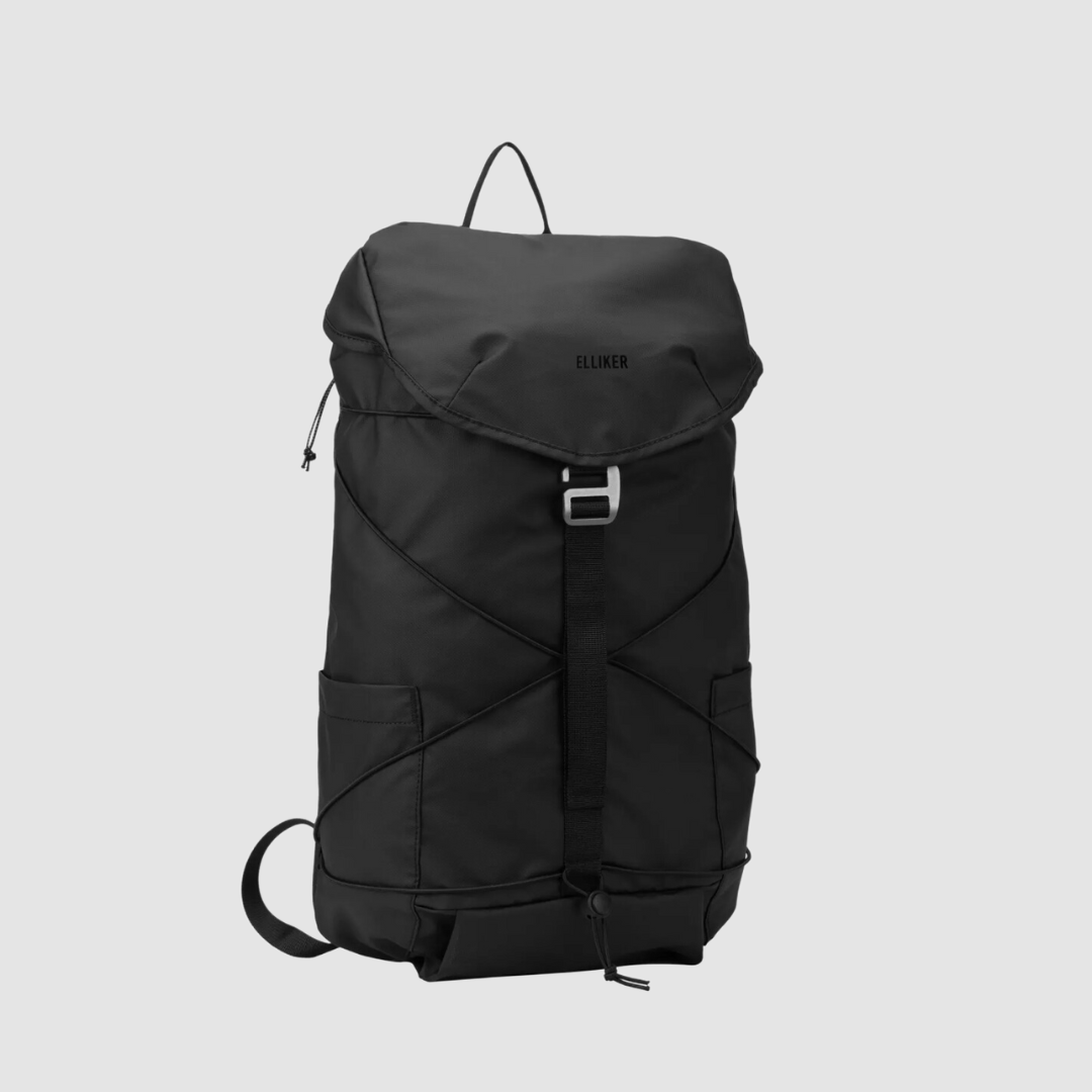 Wharfe Flap Over Backpack Black