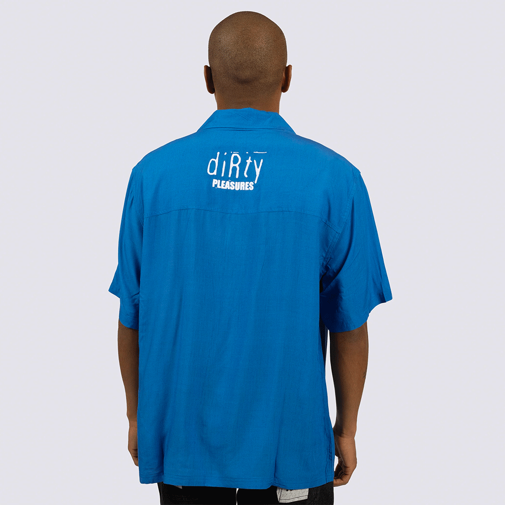 Alien Camp Collar Shirt Blue