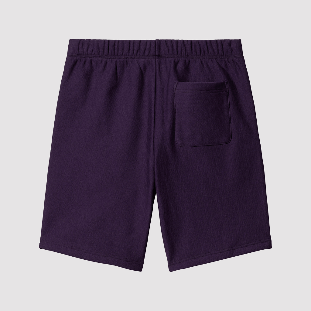 American Script Sweat Short Cassis