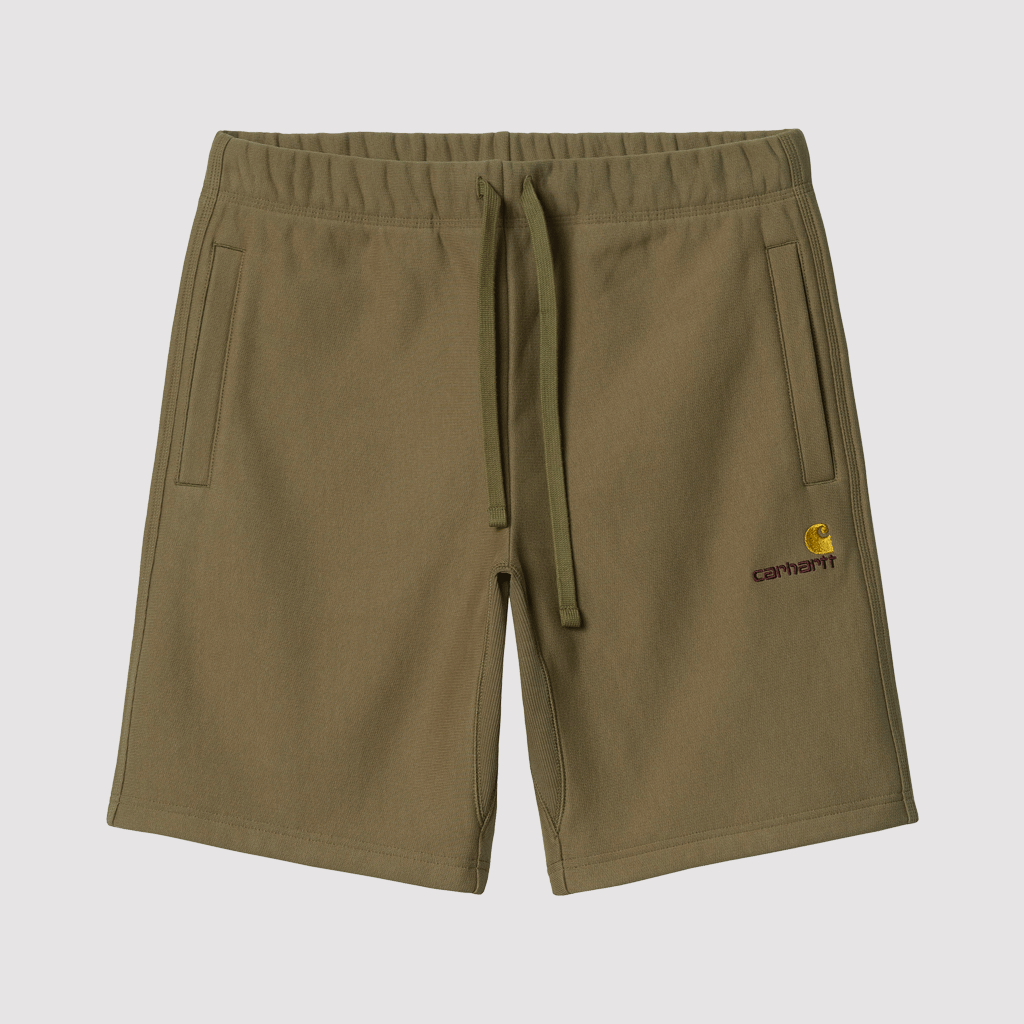 American Script Sweat Short Larch