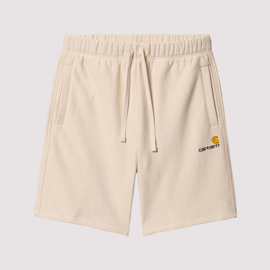 American Script Sweat Short Natural