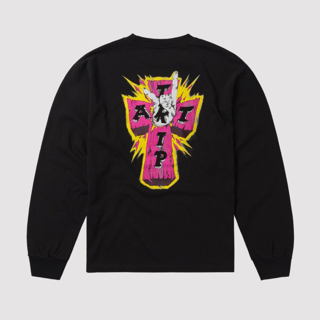Metal Trip LS Tee Black