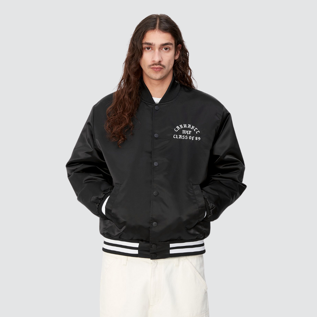 Class Of 89 Bomber Jacket Black / White