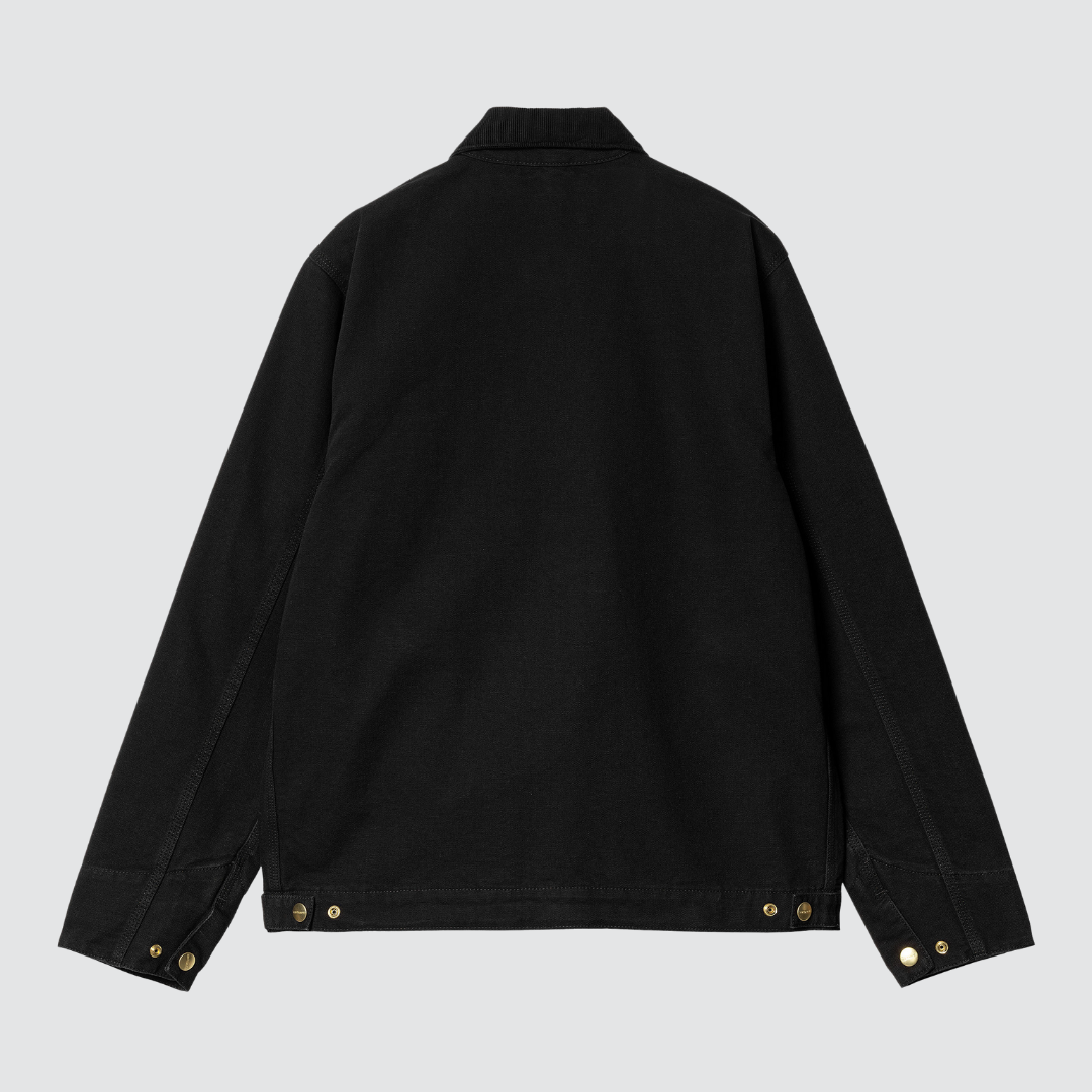 Detroit Jacket Black / Black Aged Canvas