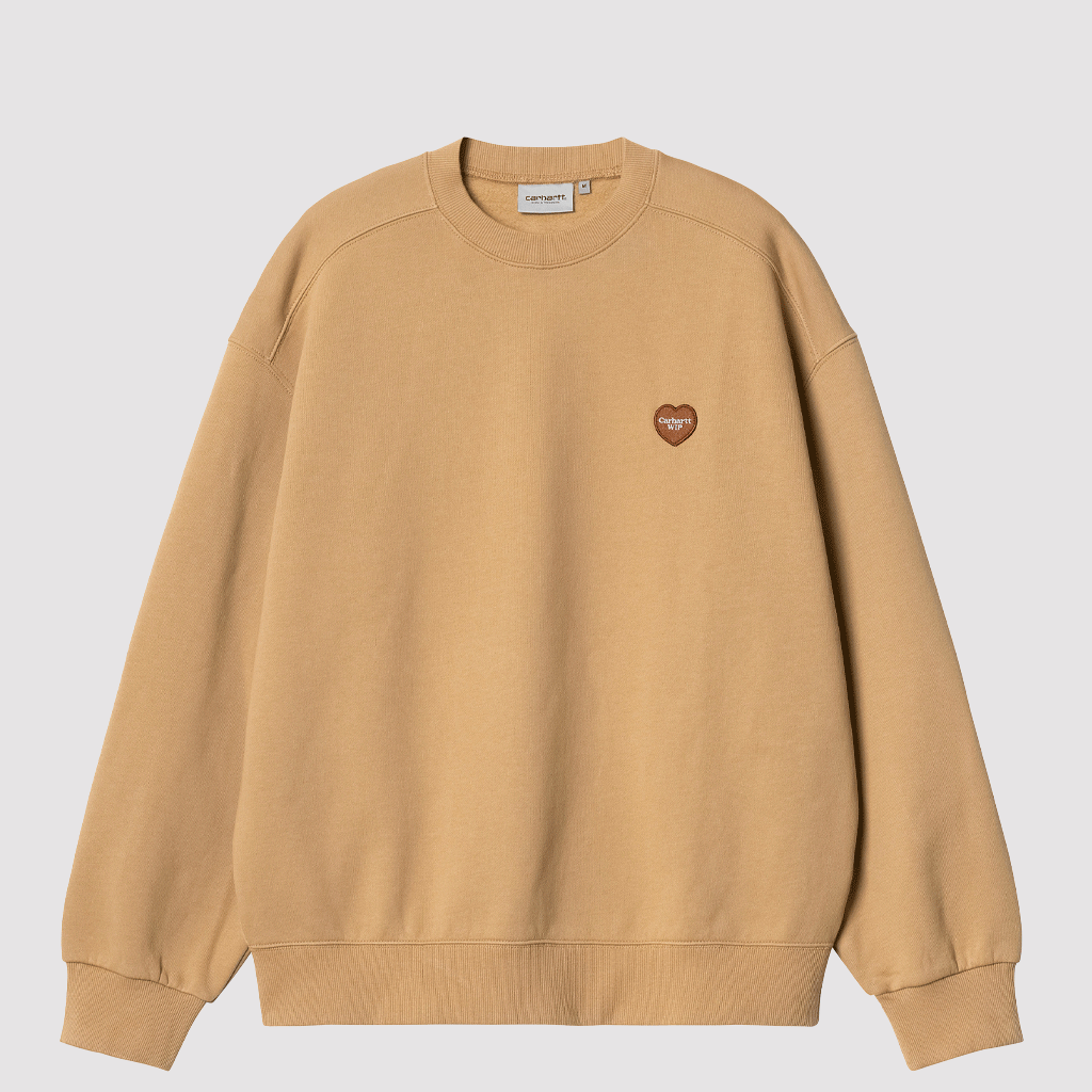Heart Patch Sweat Dusty H Brown