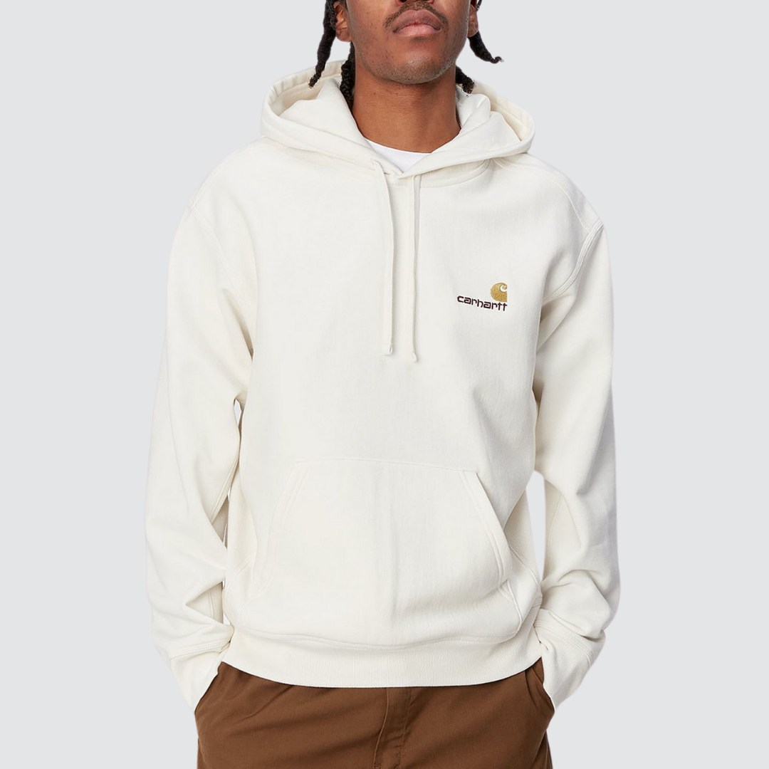 Hooded American Script Sweat Wax