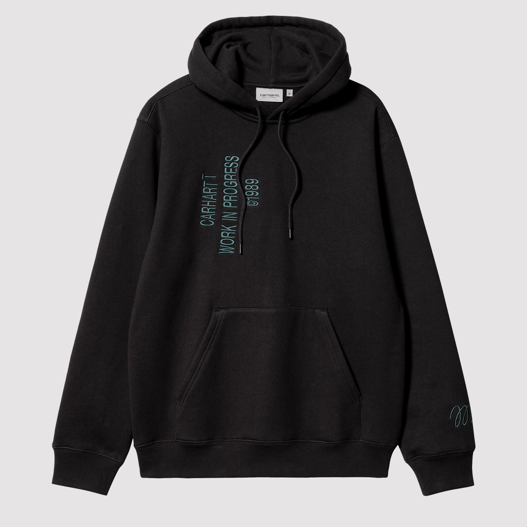 Hooded Signature Sweat Black