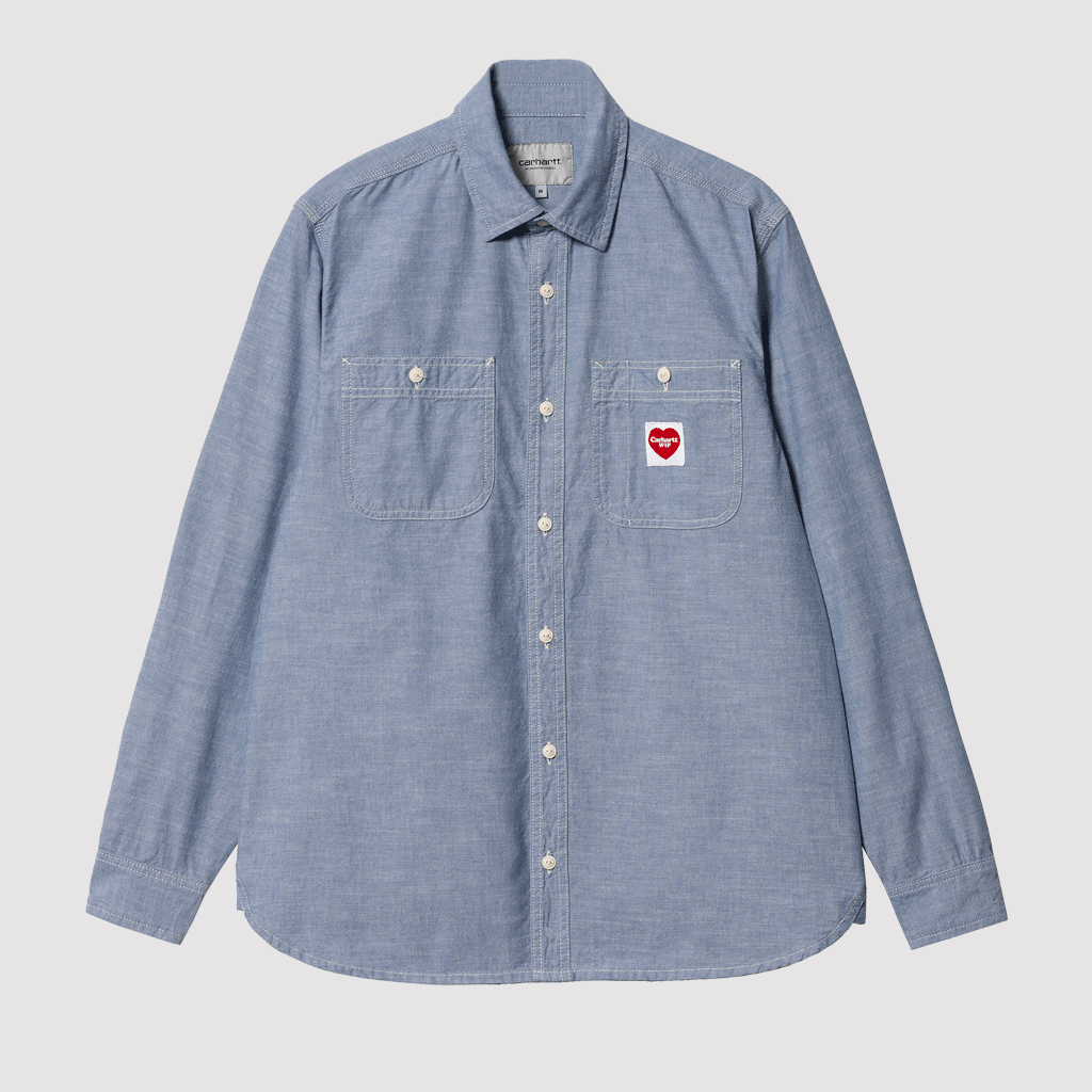 L/S Clink Heart Shirt Liberty Rinsed
