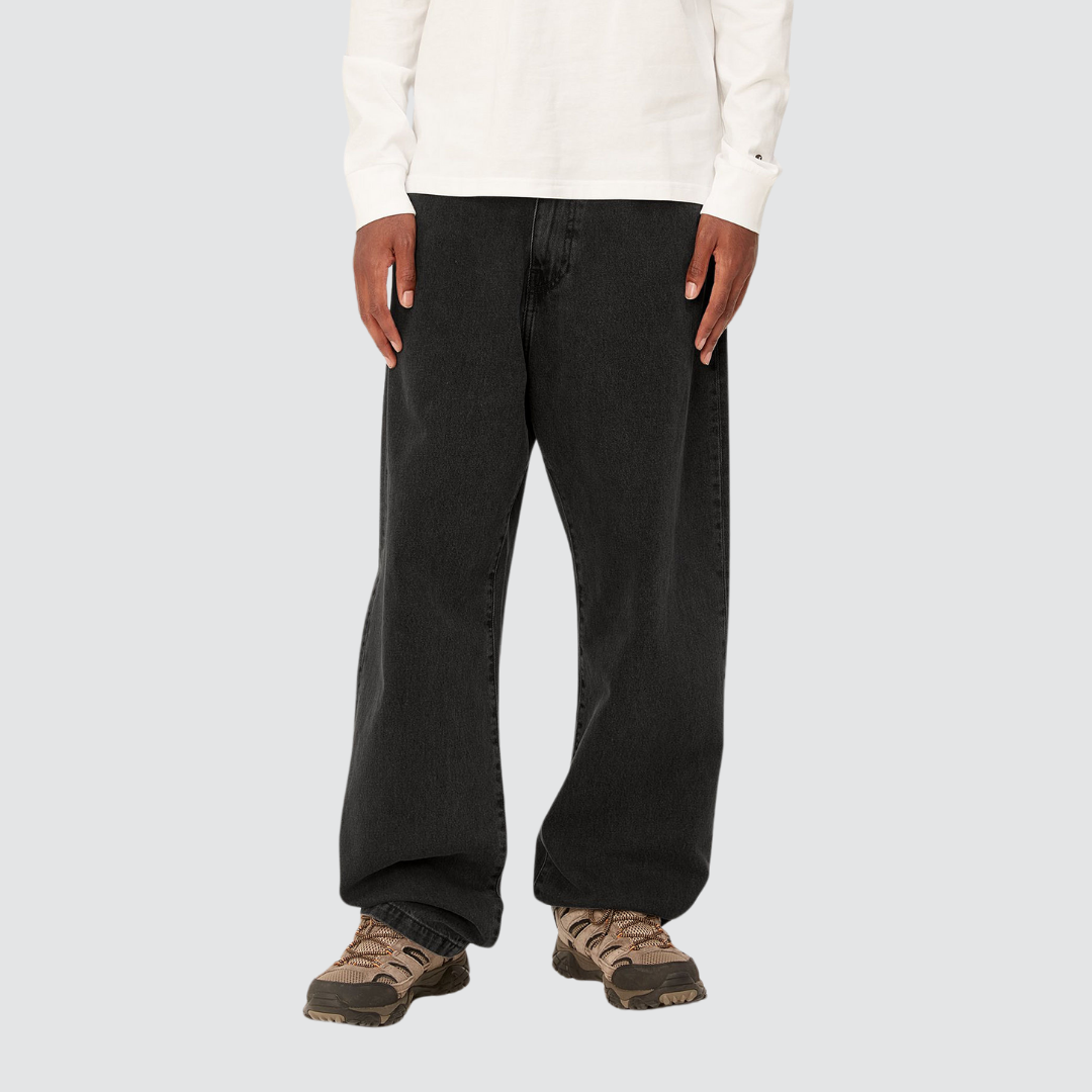 Landon Pant Black Heavy Stone Washed