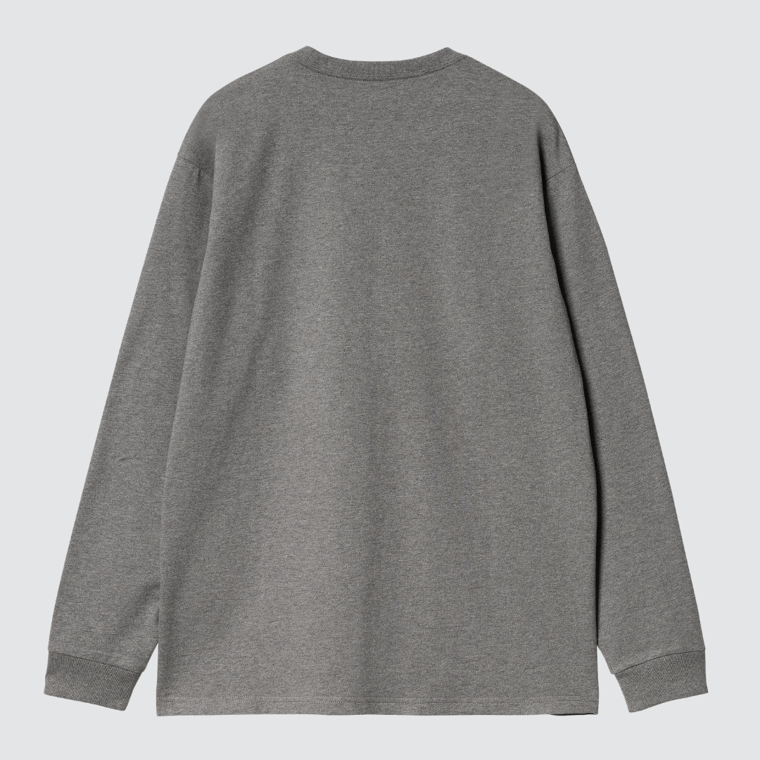 L/S Chase T-Shirt Dark Grey Heather / Gold