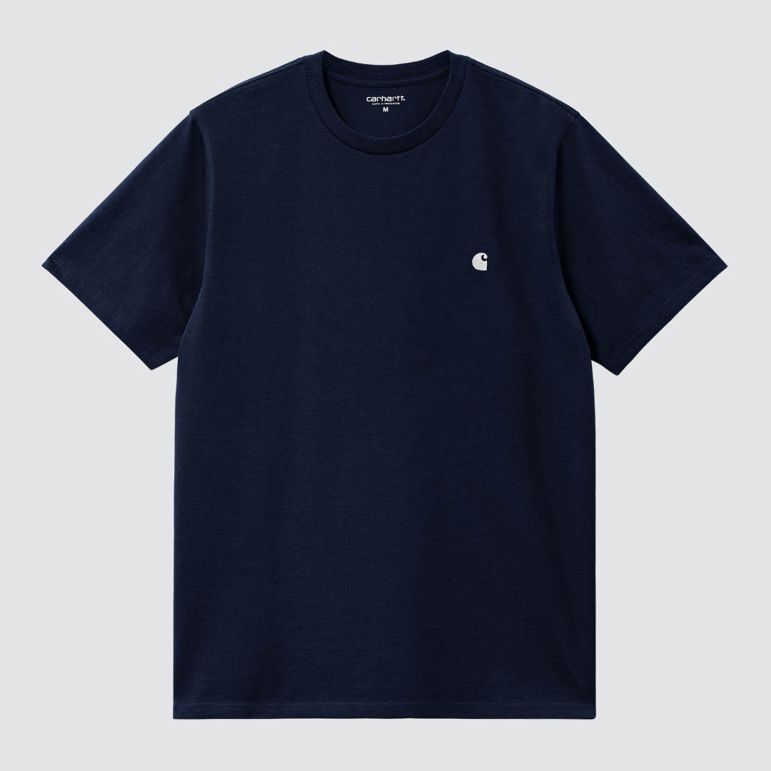 S/S Madison T-Shirt Dark Navy / White