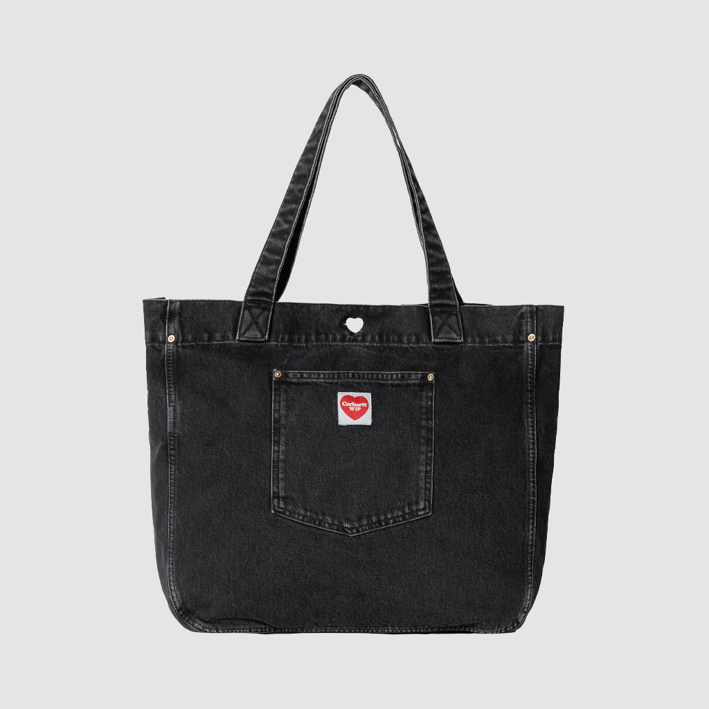Nash Tote Black Stone Washed