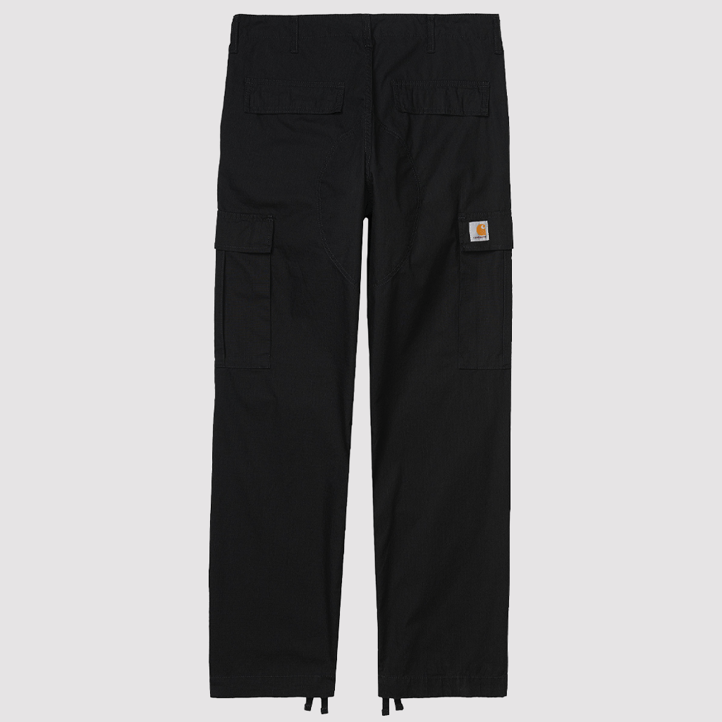 Regular Cargo Pant Black Rinsed