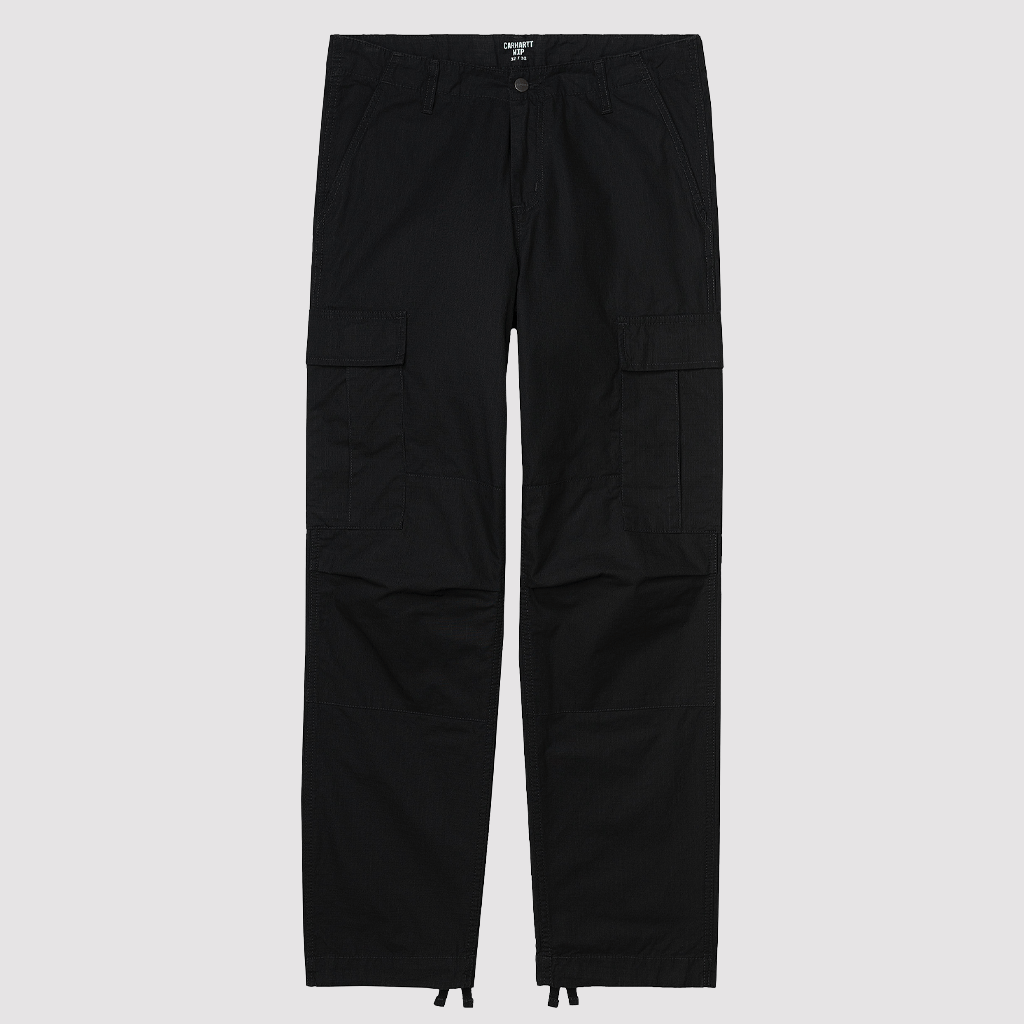 Regular Cargo Pant Black Rinsed