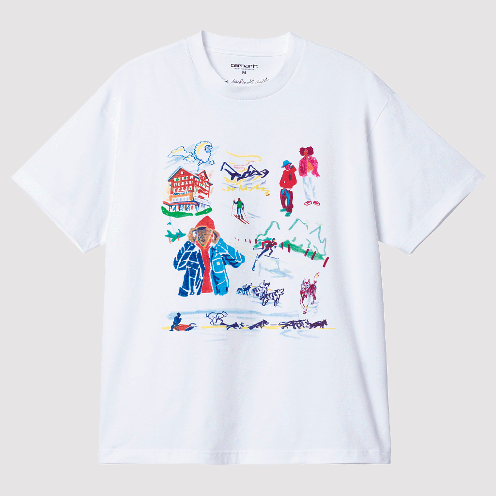 S/S Ollie Mac Chalet T-Shirt White