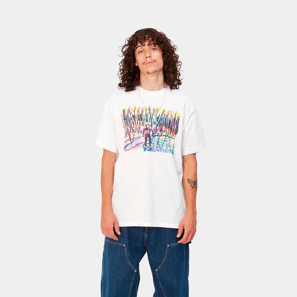 S/S Ollie Mac Ici Lake T-Shirt White