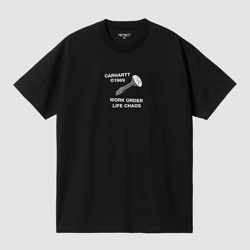 S/S Strange Screw T-Shirt Black