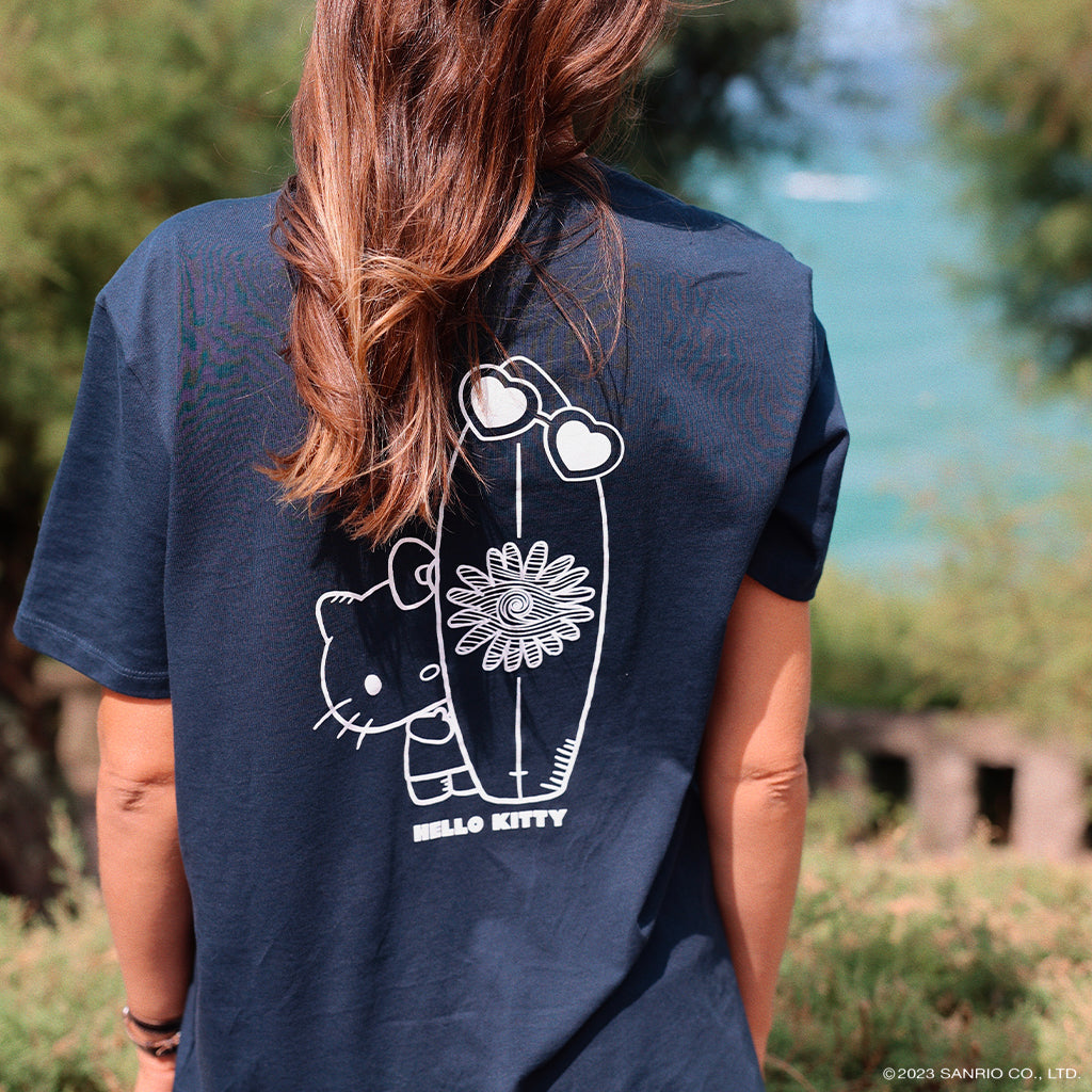 Hello Kitty Surf T-Shirt Navy