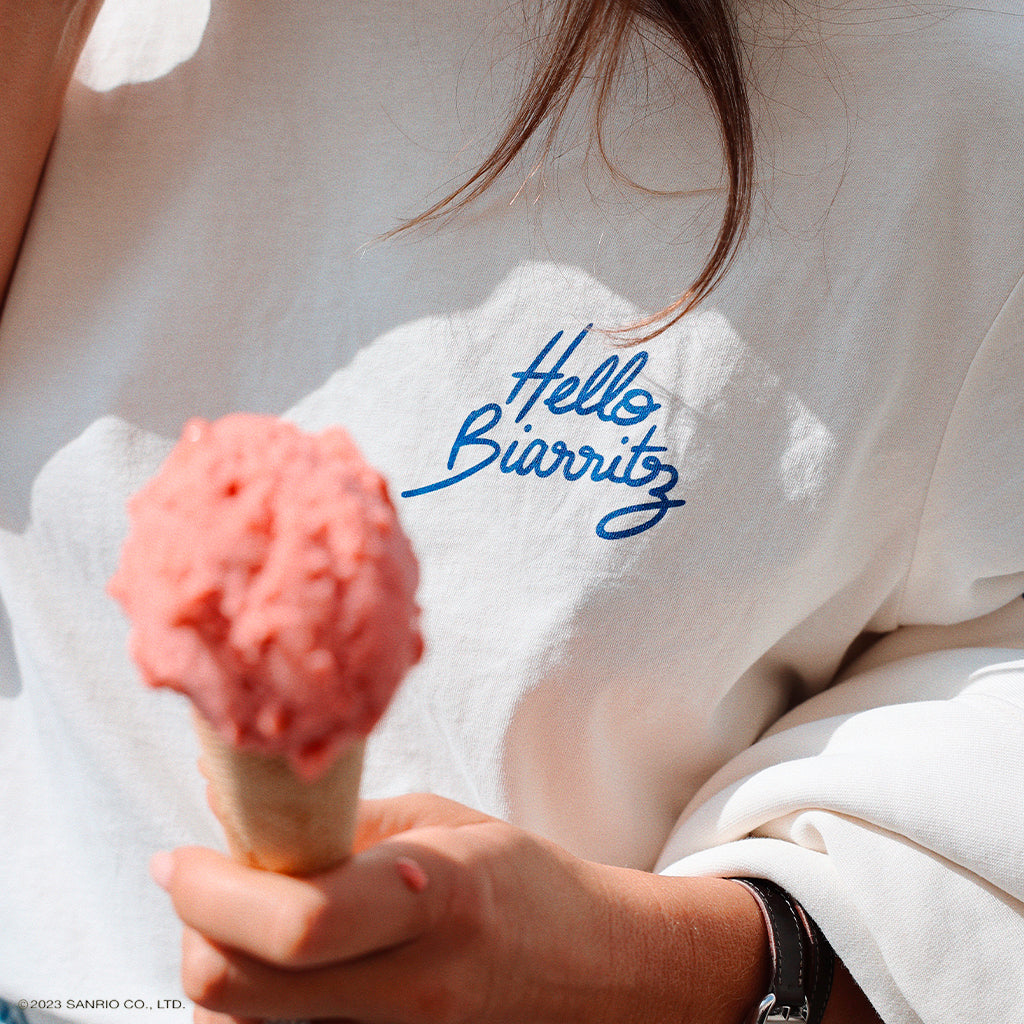 Hello Kitty Surf T-Shirt Ivory