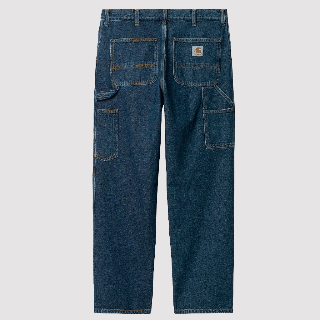 Single Knee Pant Blue Stone Washed