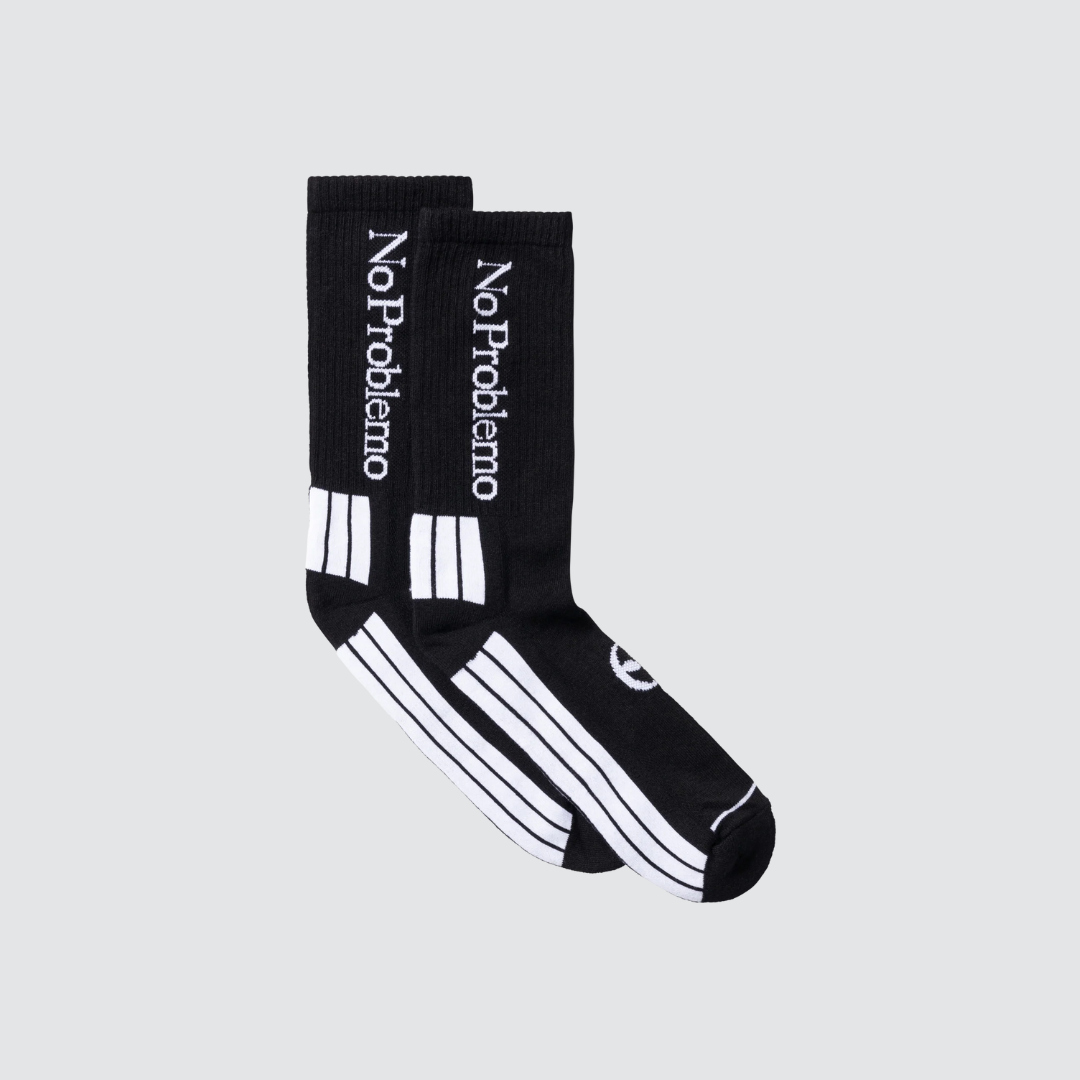 No Problemo Socks Black