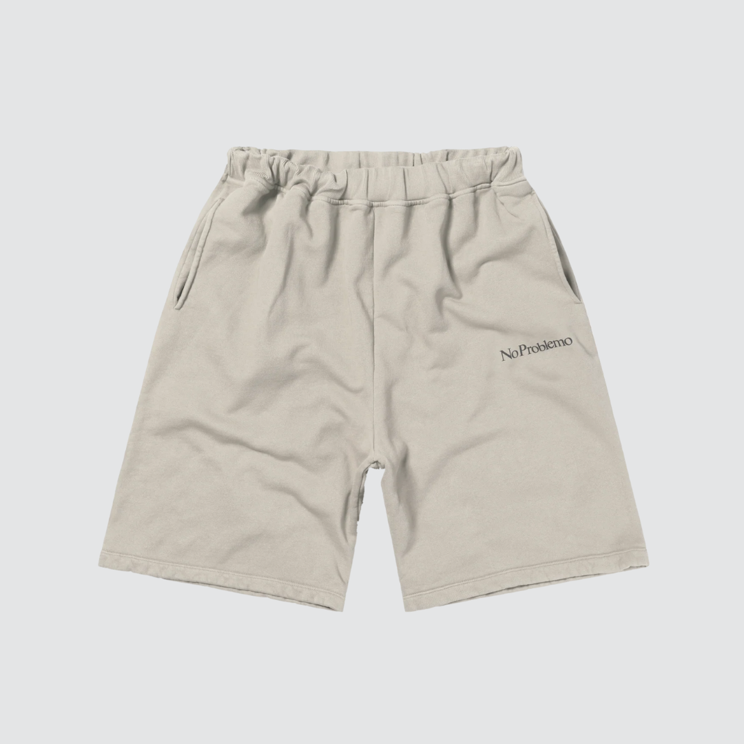 Mini Problemo Sweatshort Ecru
