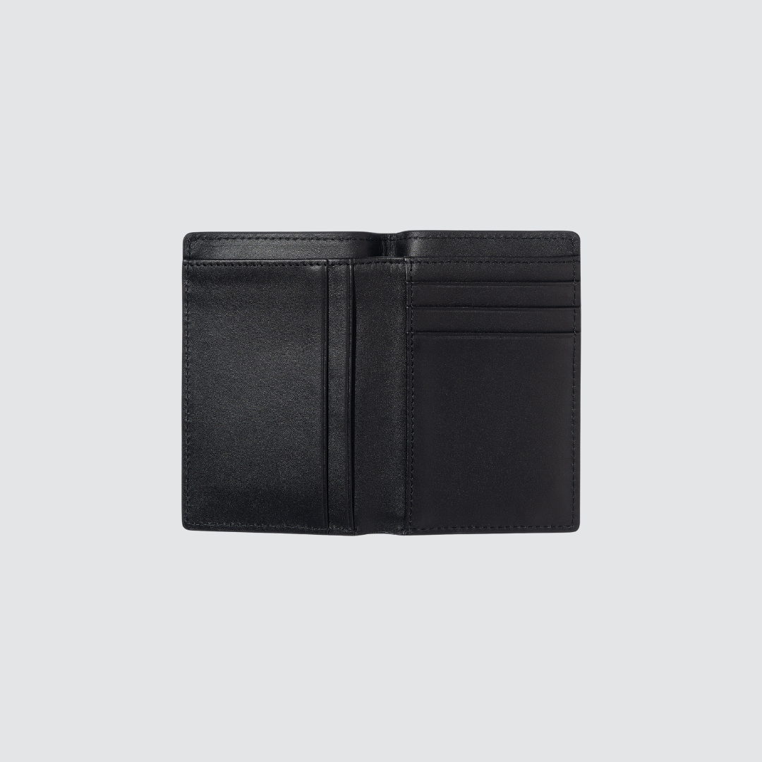 Vegas Vertical Wallet Black / White