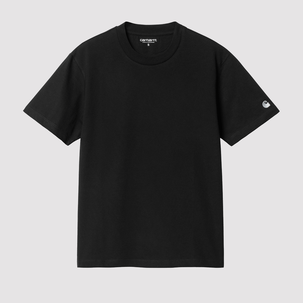 W' S/S Casey T-Shirt Black / Silver