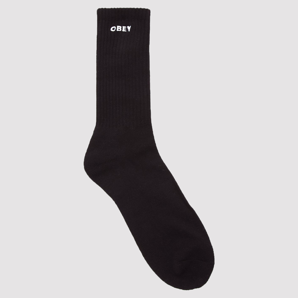 Obey Bold Socks Black