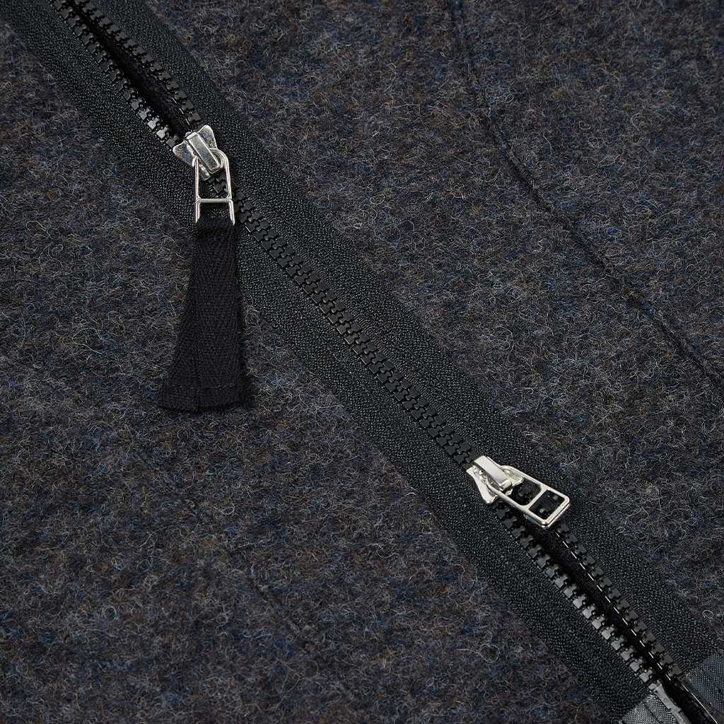 Zip Liner Jacket Charcoal