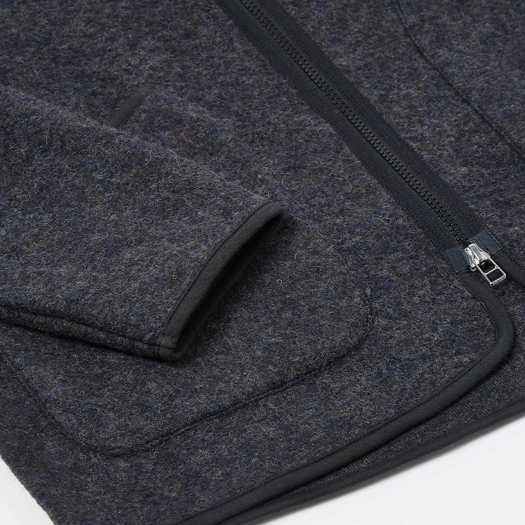 Zip Liner Jacket Charcoal