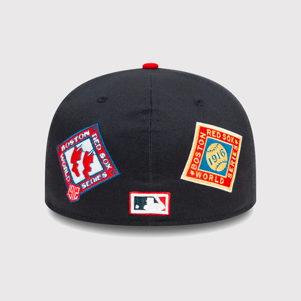 Patch 59FIFTY Boston Red Sox Cooperstown Navy